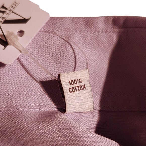 Joseph Abboud Pale Purple Button Down Shirt Size 18 - Picture 6 of 6